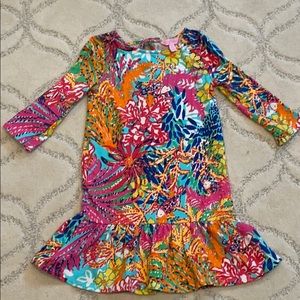 EUC Lilly Pulitzer girls cotton dress. Size M 6-7